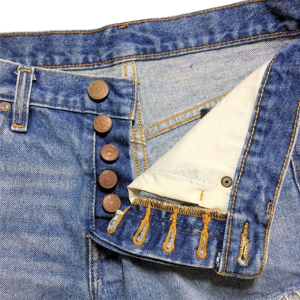 BDG Urban Outfitters Rolled Hem Womens Mom Shorts Frayed Hems Size 26 - Picture 3 of 6